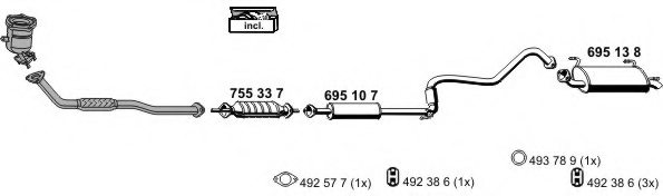 ERNST 170044 Exhaust System